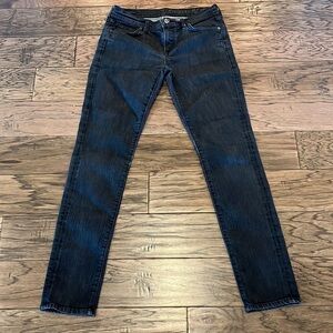 Citizens of Humanity Black Avedon Stretch Low Waist Skinny Leg Size 28